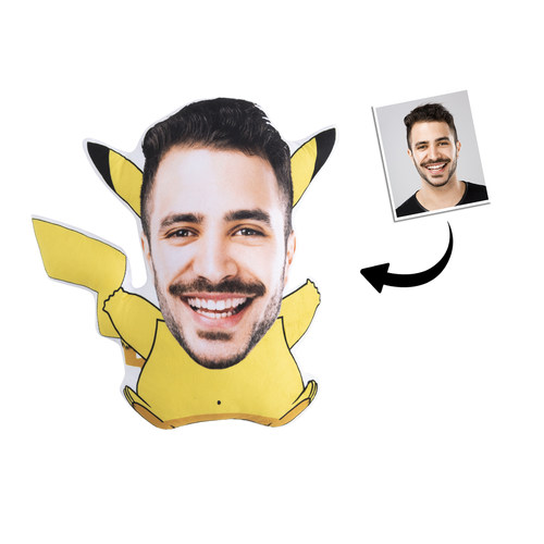 创意人形抱枕定制可拆洗午睡靠垫