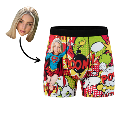 可定制内裤头像印花恶搞搞笑可爱