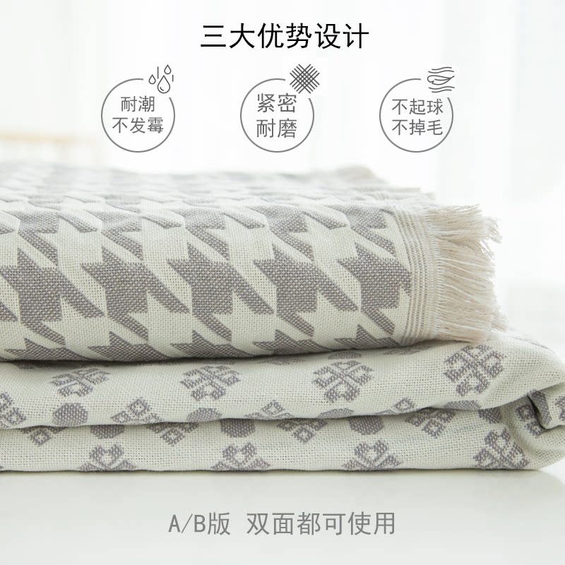 새로운 뒤집을 수있는 간단한 물떼새 격자 소파 타월 전체 커버 유니버설 커버 천 유니버설 커버 천 쿠션 싱글 소파