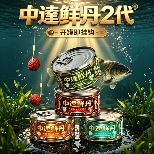 鲜丹二代草鱼青鱼鲫鲤颗粒鱼饵料