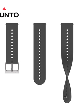 SUUNTO颂拓9 Peak Pro 同款硅胶运动表带 22MM通用表带