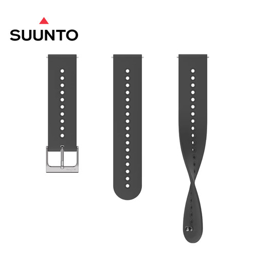 SUUNTO颂拓22MM通用硅胶运动表带