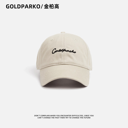 Goldparko潮牌鸭舌帽刺绣棒球帽