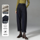 宽松显瘦九分老爹镰刀裤 加绒哈伦牛仔裤 高腰萝卜裤 冬季 女秋冬新款