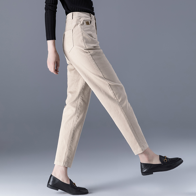 凌丹娜休闲九分哈伦裤女大码女裤