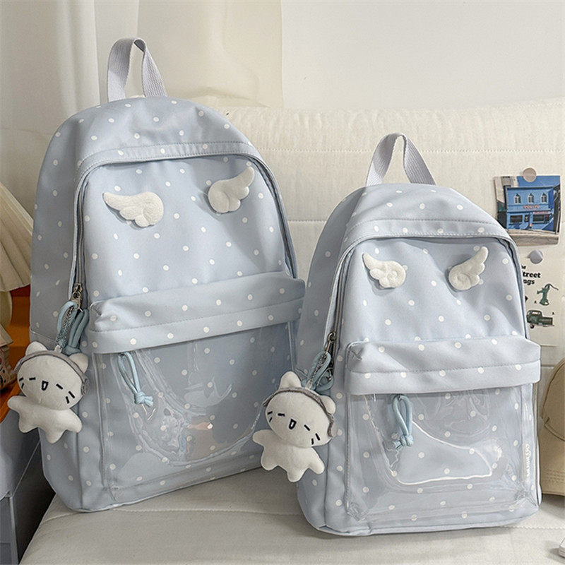 儿童波点痛包女孩初中生大容量书包2026新款小学生旅游研学双肩包,箱包皮具/热销女包/男包,双肩背包,淘宝优惠券,粉丝福利购,淘宝优惠卷