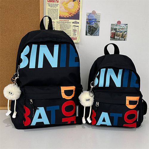 休闲男双肩包涤纶时尚百搭