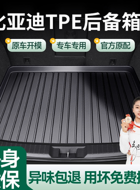 TPE后备箱垫专用比亚迪宋proMAXF3唐秦PRO元EV宋PLUSE2尾箱垫子@