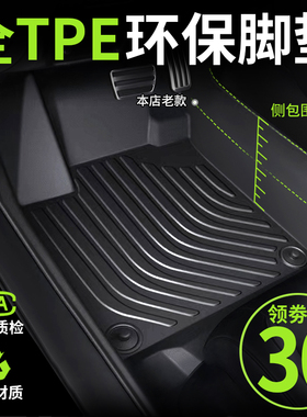 tpe汽车脚垫全包围专车专用2024新款老款 定制车内装饰丝圈地毯垫