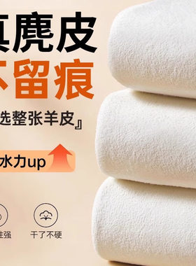 麂皮巾擦车毛巾双面加厚吸水