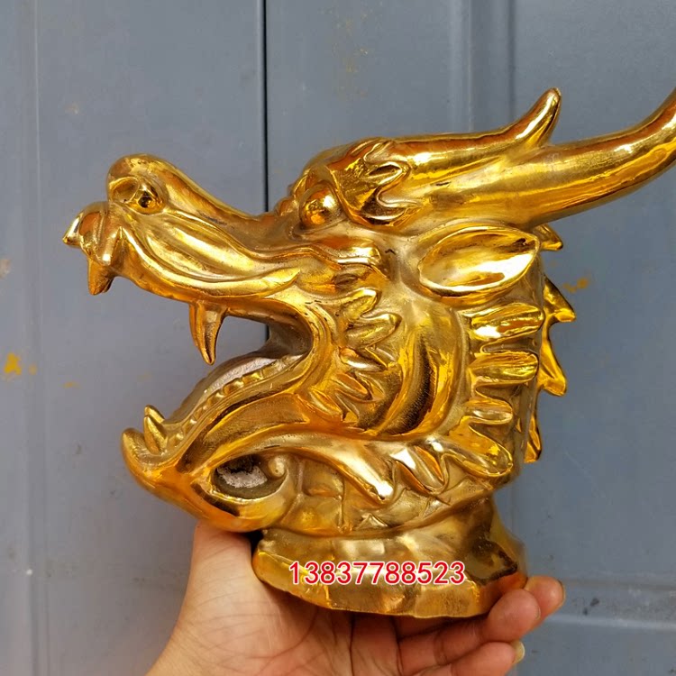 全铜龙头十二生肖龙首圆明园兽首家居装饰工艺摆件铜器铜雕定制