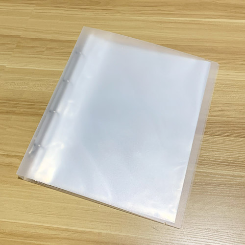 简约收纳册A3B4高透膜活页夹