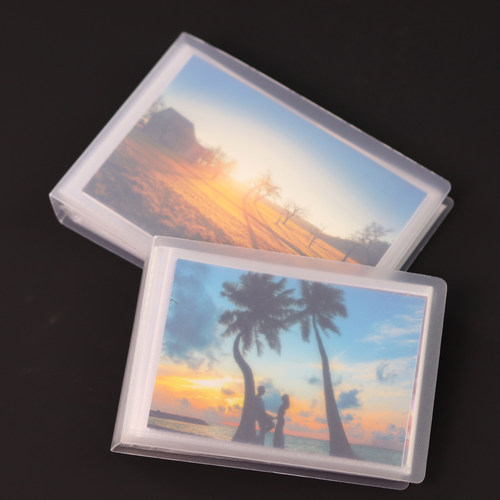 简约相册横向单生写影集45689寸大7过塑照片明信片收纳册定制logo