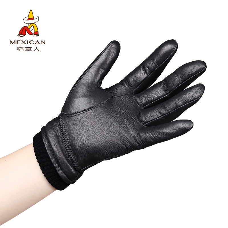 Gants pour homme MEXICAN    en peau de mouton - Ref 2781450 Image 3