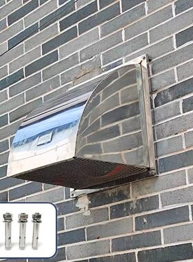 304不锈钢方形风帽外墙防风罩防雨罩排气室外排气扇罩排风口风罩