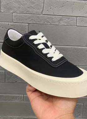 W578春季丝绸牛皮男2026新款潮流网红透气精品日系复古休闲厚底鞋