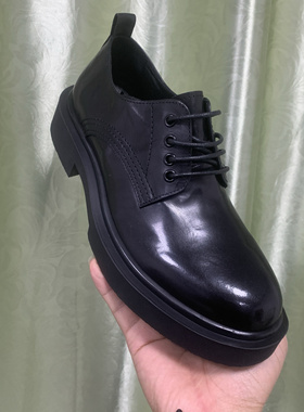 W578男鞋增高正装商务皮鞋亮面夏季新款办公日系圆头英伦时尚百搭