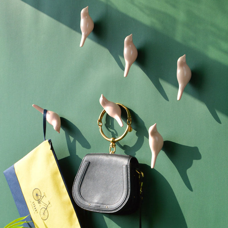 创意轻奢小鸟挂钩玄关挂衣钩