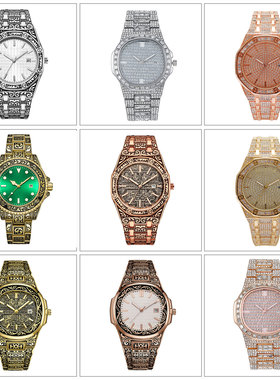 复古朋克风男士仿真手表装饰模型