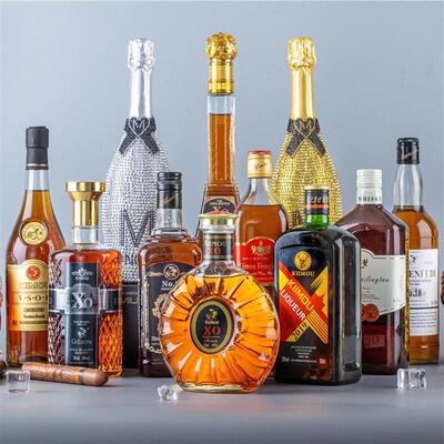 样板房售楼处展厅酒柜仿真酒瓶道具酒装饰酒吧西餐厅洋酒陈列摆件
