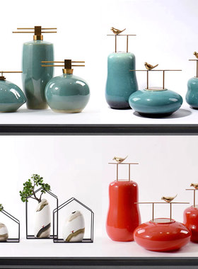 中式美学禅意陶罐收纳罐摆件装饰