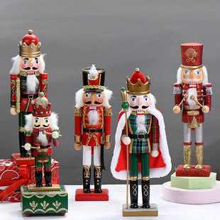 欧式胡桃夹子木偶士兵摆件50cm公仔玩偶人偶英国英伦圣诞树装饰品