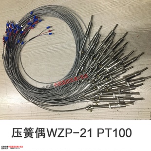 21感温器优质探头热电偶PT100型温度探头 林红机电屏蔽压簧偶WRE