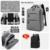 Fashionable Gray Small Size Double Compartment Upgraded Version with Black Mini Backpack[223]