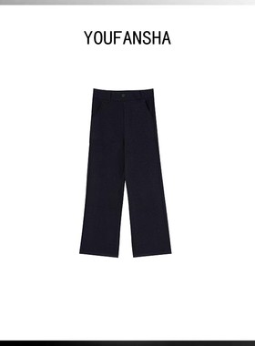 【玉米粉丝专享】暖冬呢料窄腿裤764