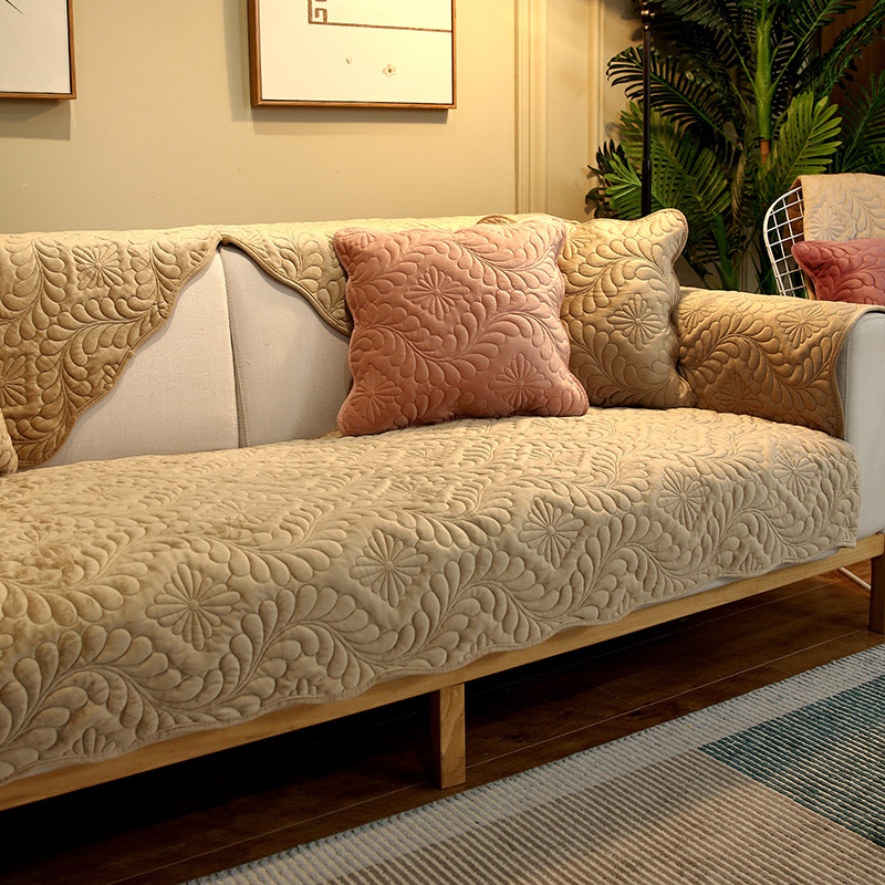 简约坐垫子短毛北欧冬季套罩