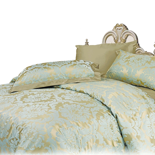 康煌真丝四件套100桑蚕丝被套床单床上蚕丝四件套官方旗舰店正品