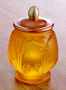 仿古供佛观音大悲水仿琉璃圣水杯佛堂供杯家用净水杯室内用品包邮