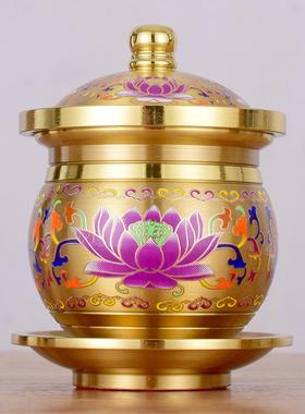 黄铜供奉佛前观音圣水杯