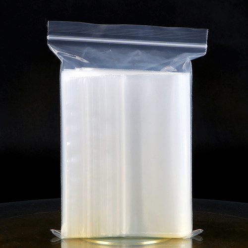 自封袋中号骨袋夹链袋食品密封袋透明封口PE包装袋塑料袋加可订制