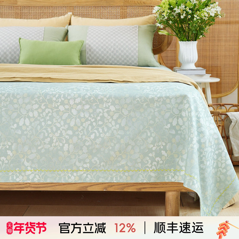 阳春小镇床单单件纯棉100全棉老粗布单人双人四季通用高端定制,床上用品,床单,淘宝优惠券,粉丝福利购,淘宝优惠卷