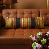 阳春小镇长条沙发靠包抱枕复古床头夹腿睡觉客厅轻奢高级感可拆洗