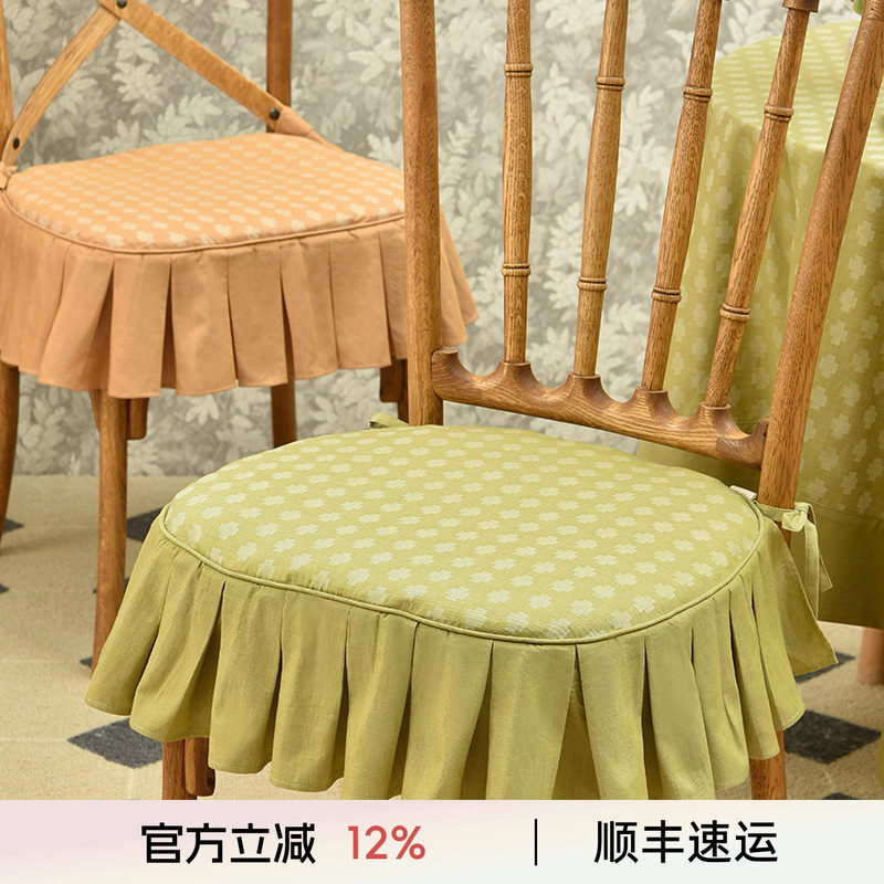 长方形坐垫阳春小镇简约