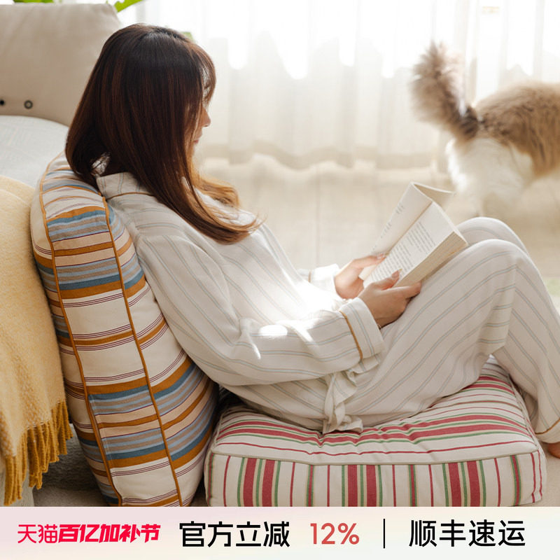 阳春小镇床头靠垫大靠背软包座包坐包沙发靠包大靠垫榻榻米可拆洗