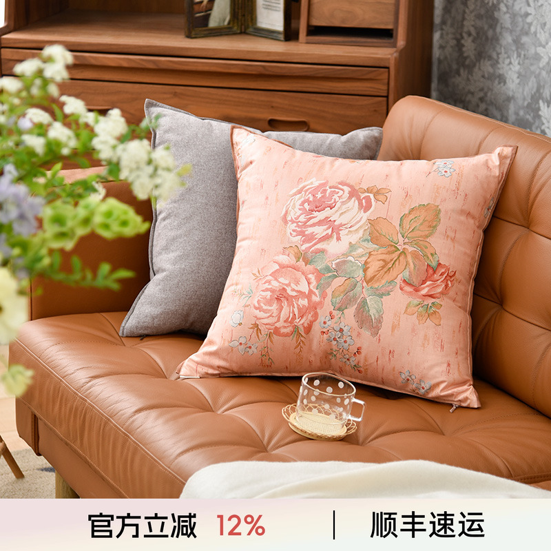 玫瑰沙发抱枕阳春小镇