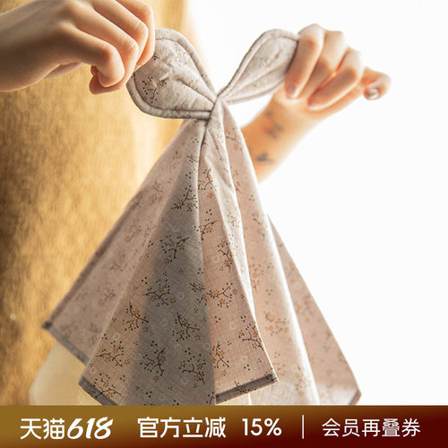 阳春小镇擦手巾纯手工制作