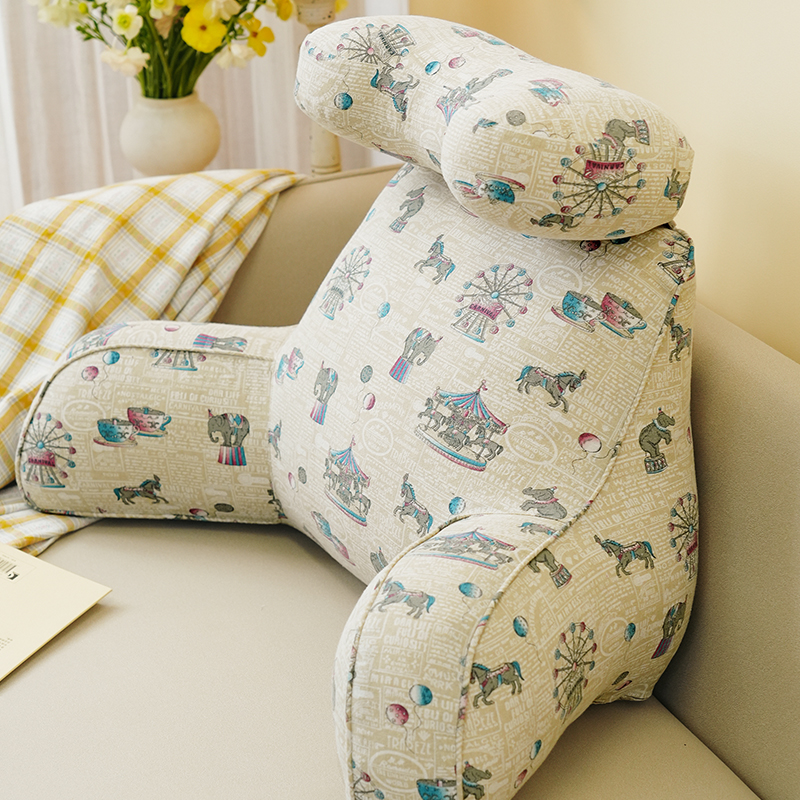 阳春小镇床头靠垫软包大靠背卧室榻榻米护腰沙发飘窗护颈枕可拆洗