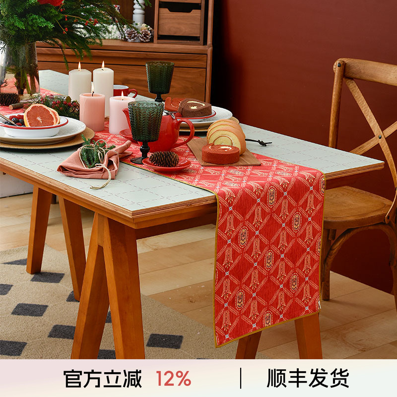 红色盖巾阳春小镇耐用不掉色