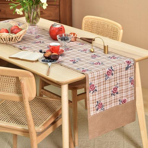 阳春小镇棉麻茶旗棉麻