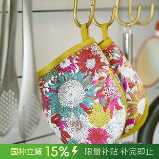 阳春小镇隔热防烫手套烤箱手套加厚微波炉手套耐高温防滑厨房