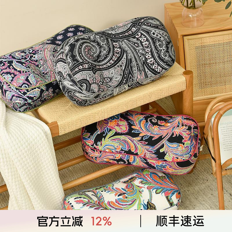 多功能护腰枕阳春小镇靠垫纯棉