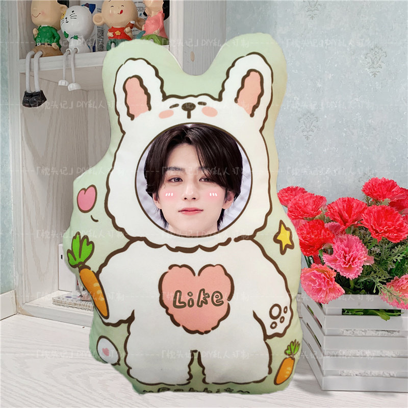 青春有你3邓孝慈人形抱枕定制照片双面毛绒娃娃玩偶公仔生日礼物,居家布艺,靠垫/抱枕,淘宝优惠券,粉丝福利购,淘宝优惠卷
