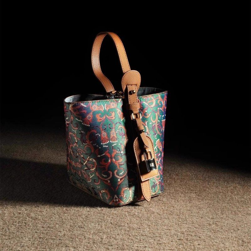 新中式蜀锦菜篮子2025新款国风