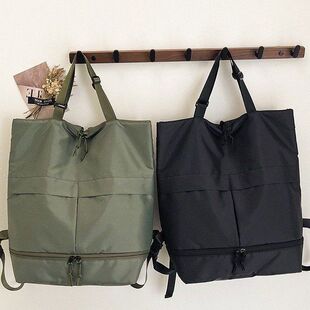 男女大容量防水尼龙手提包单肩托特包背包双肩包 跨境u家同款