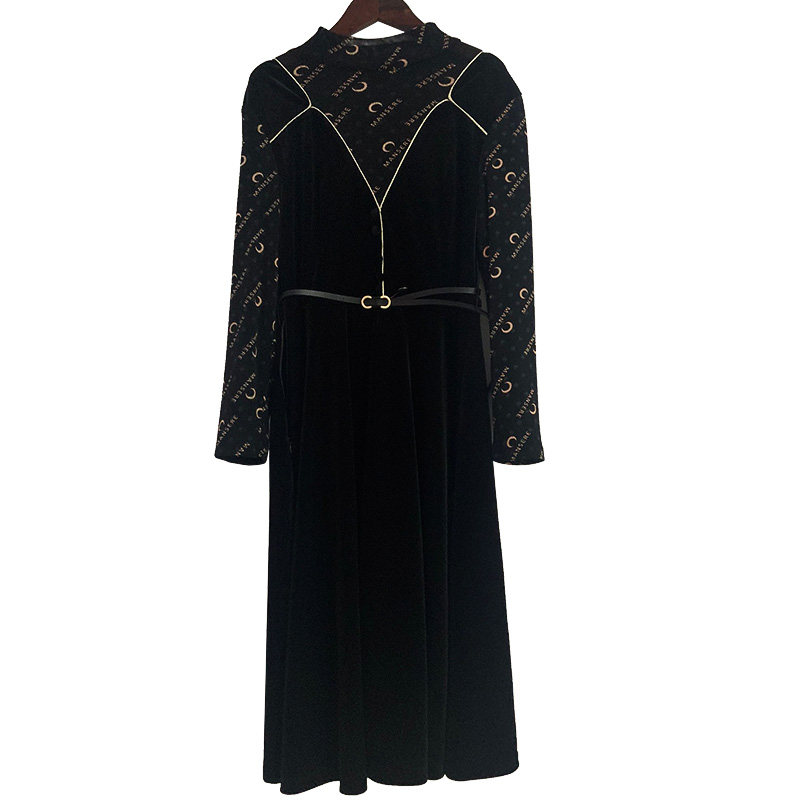 蓝贝紫20-LC692艾薇儿20-AC1692秋季新款时尚连衣裙