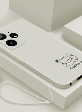 适用realme真我Neo7手机壳新款真我Neo7turbo液态硅胶软壳Neo7se镜头全包Neo7x防摔保护套男女生卡通线条小猫